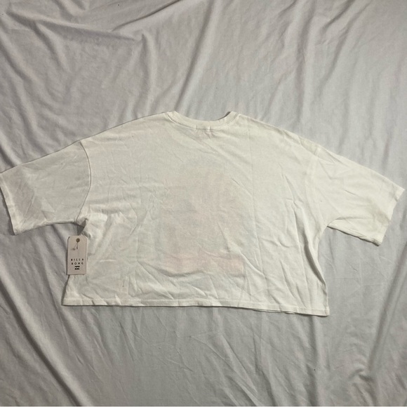 Billabong Women's True Cropped Oversized Boyfriend Relaxed Fit Tee Size Small - Picture 11 of 11